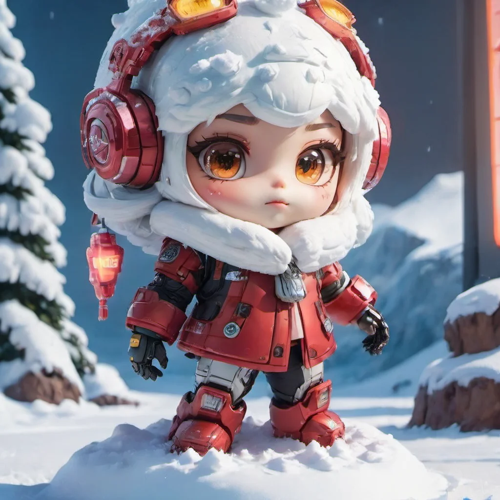 (masterpiece,top quality,best quality,official art,beautiful and aesthetic:1.2),chibi,snow,cry,elegant,highly detailed,sharp focus,cyberpunk,fried ballads,(luminescence:1.3),cybersuit,(snow mountain:1.3) cyber Christmas tree,<lora:chibi:0.8>,