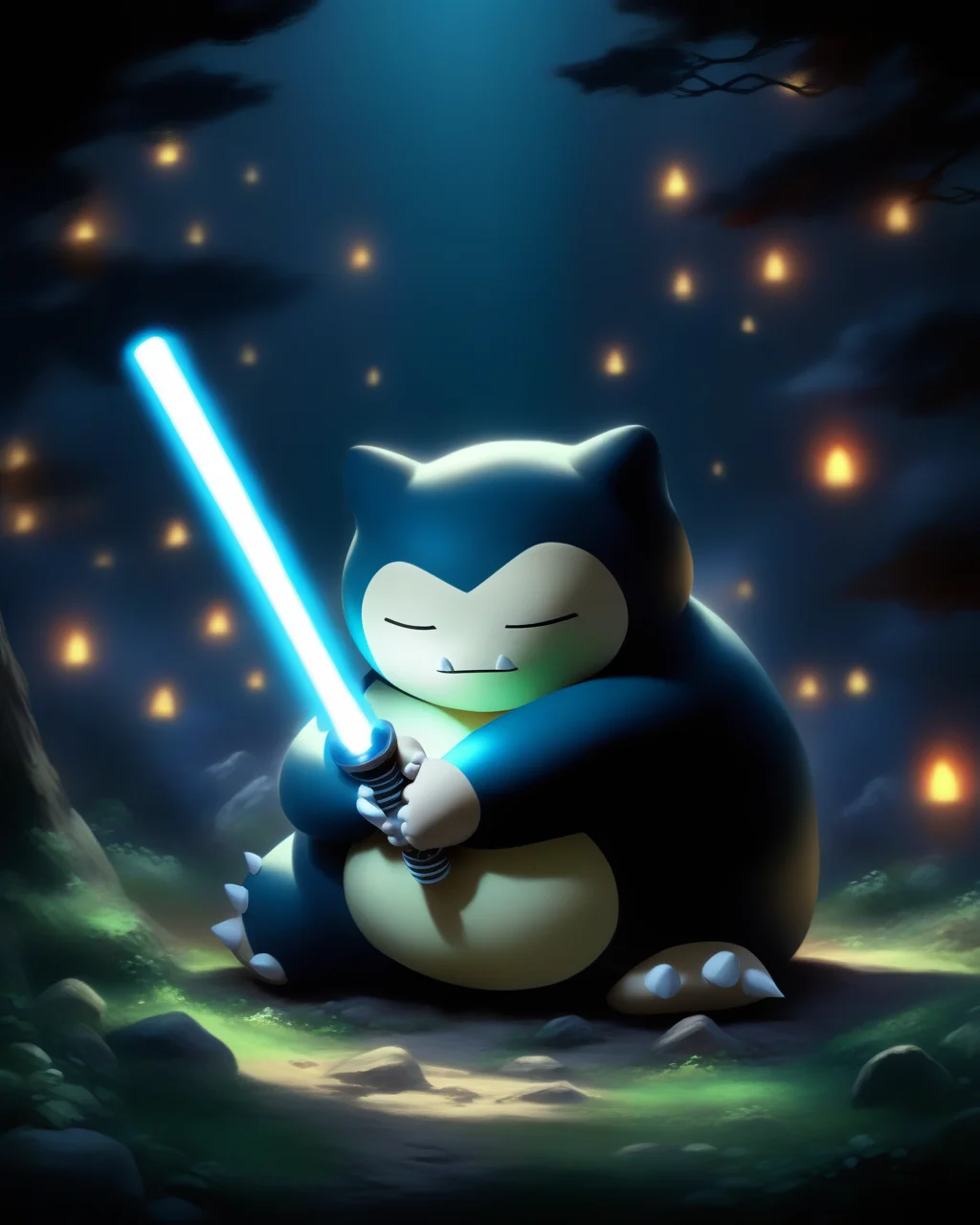 Snorlax holding lightsaber
<lora:snorlax_v0_2:0.8>