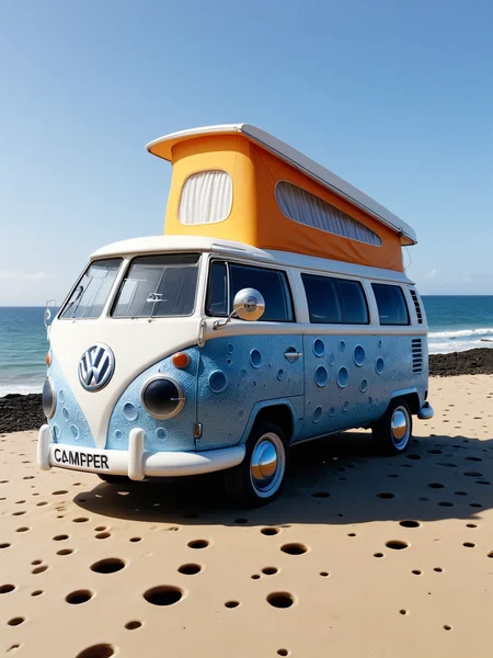 <lora:Lunar_Surface_SDXL:1> ais-lunar vw camper van parked on the beach