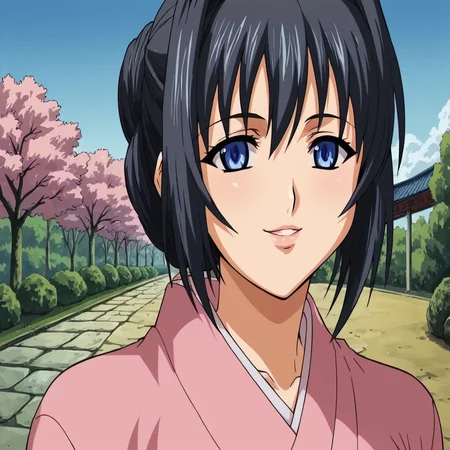 score_9,score_8_up,score_7_up, masterpiece, 8k, highres, wallpaper, source_anime, park, blue sky, pov, extreme close up, facing viewer, <lora:Yukino_Chitose_Pony:1>, chitose, 1 girl,  kimono, <lora:DetailedEyes_V3:1> , <lora:PerfectEyesXL:1>, blue eyes, detailed eyes, detailed pupils,  fine-tuned face, perfect face, perfect lips, smiling, <lora:add-detail-xl:1>