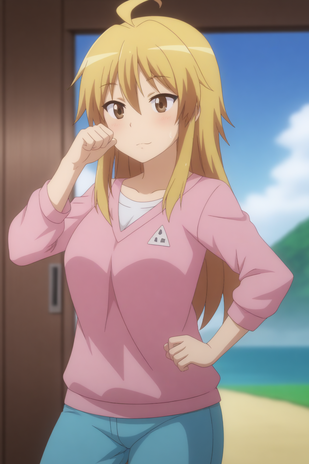 Kaede Kagayama <lora:Non_Non_Biyori-Kaede_Kagayama-PDXL:0.8>
