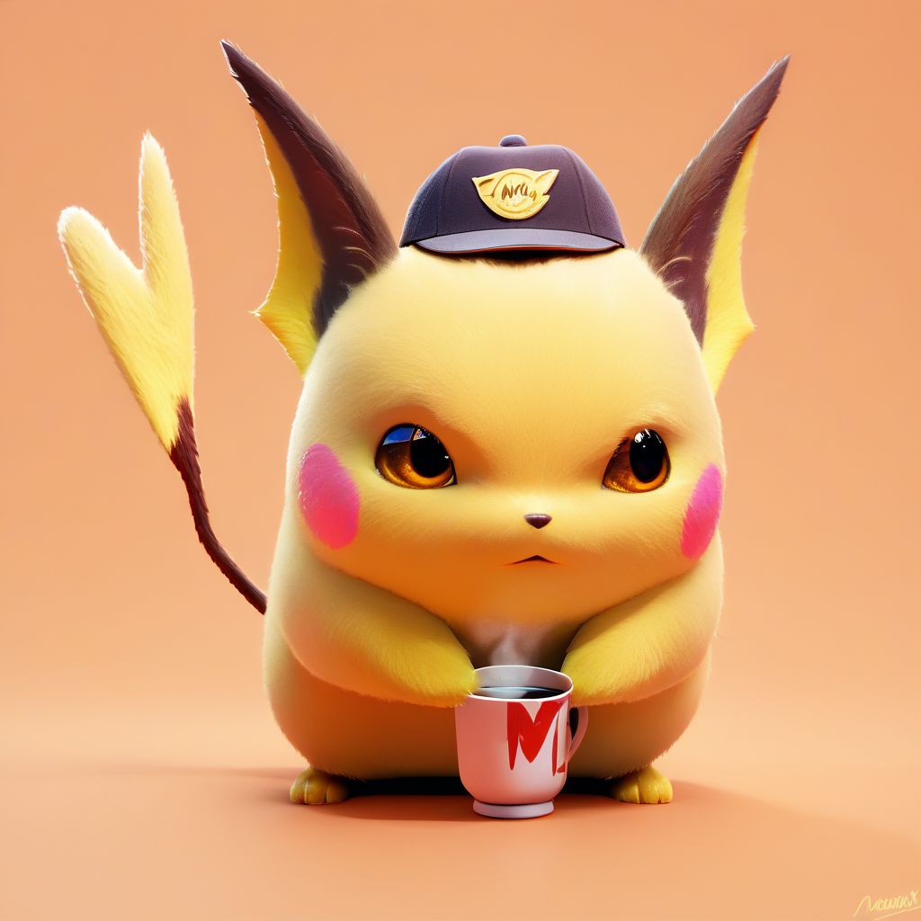 score_9, score_8_up, score_8, 
BREAK,
3d, brown eyes, cup, detective pikachu, detective pikachu (character), detective pikachu (movie), feet out of frame, gen 1 pokemon, hat, holding, holding cup, looking away, looking to the side, mcgmark, mug, orange background, pikachu, raichu, realistic, simple background,
,zPDXL,