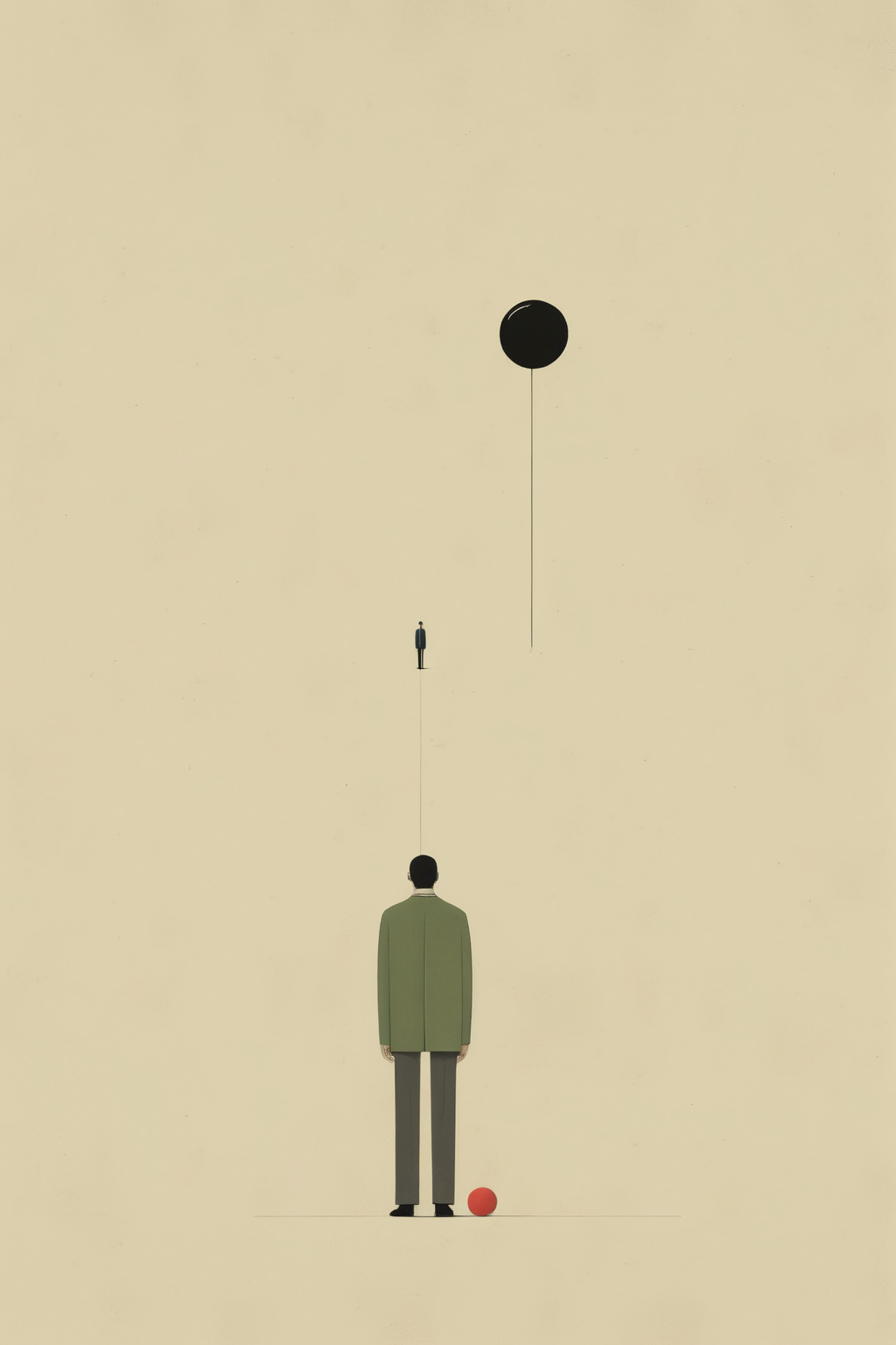 <lora:Alessandro Gottardo style:1>Alessandro Gottardo style - one person solves the complex riddle