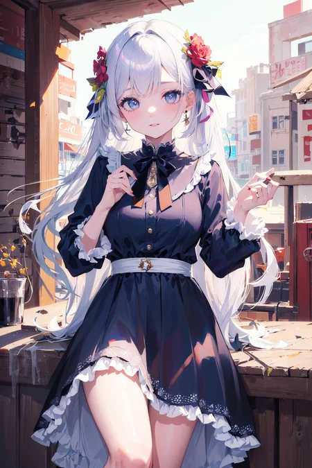 (masterpiece, top quality, best quality, official art, beautiful and aesthetic:1.2),
1girl, cute girl, chibi girl,