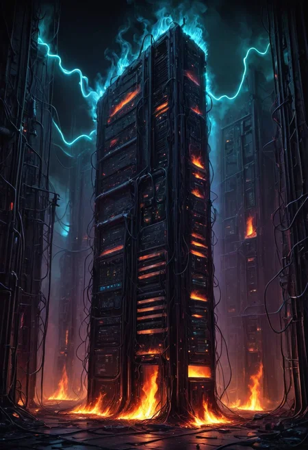 *Channel_42* *中* *Terminal* *Computer*
*Fiberoptic* *Neon*
*The Servers, the servers, the servers are on fire*
*The Servers, the servers, the servers are on fire*
*The Servers, the servers, the servers are on fire*
*We don't need to water let the motherfracker burn! BURN MOTHERFRACKER BURN!!!*