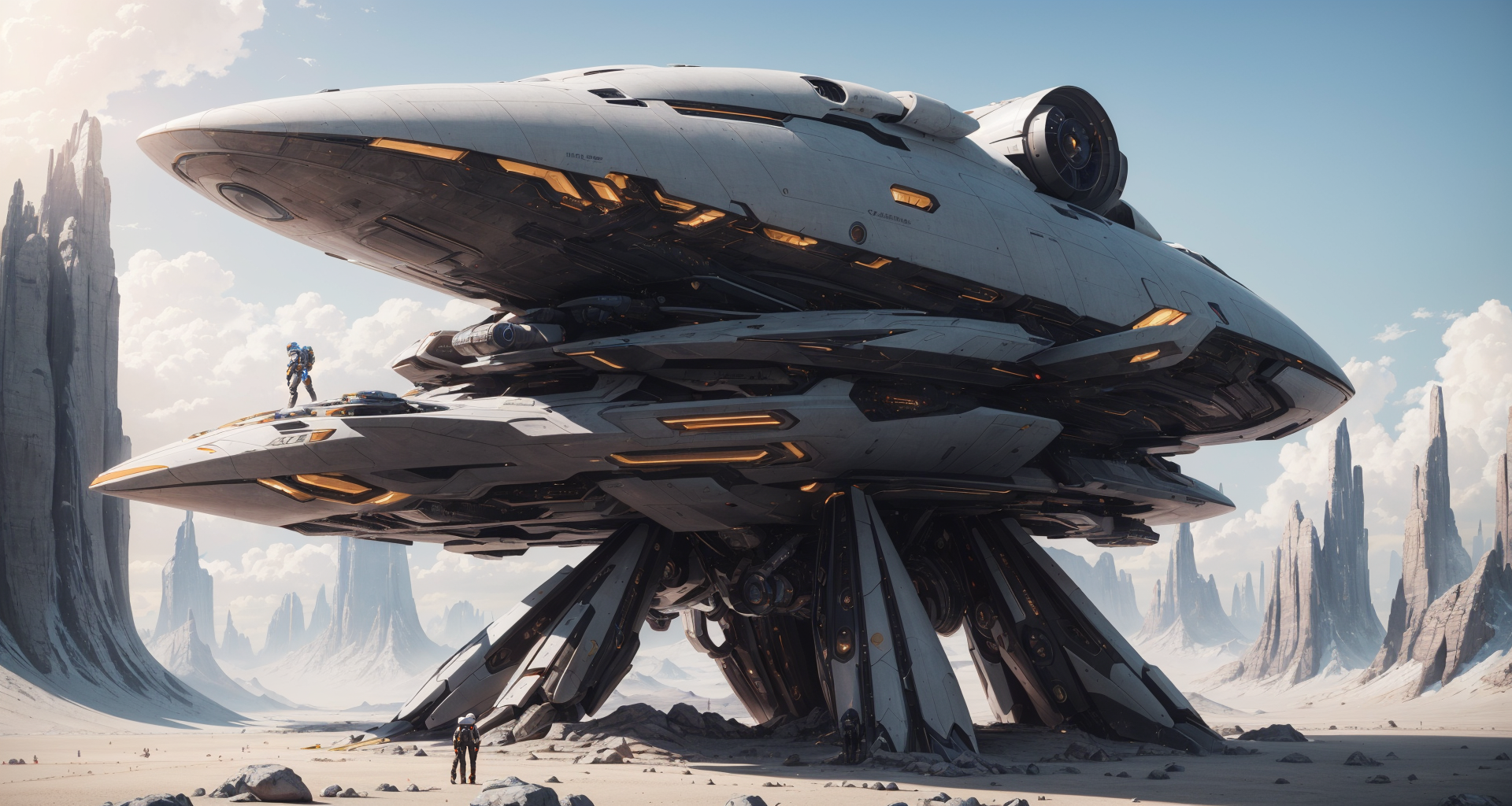 landscape, oil on matte canvas, sharp details, the expanse scifi spacescape ceres colony, intricate, highly detailed, digital painting, rich color, smooth, sharp focus, illustration, spaceship landed, Unreal Engine 5, 8K, art by artgerm and greg rutkowski and alphonse mucha