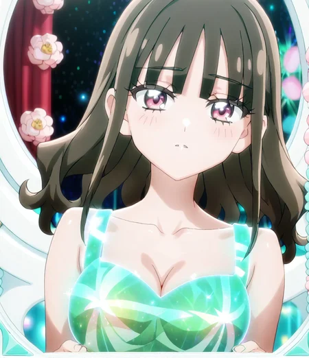 score 9, score 8 up, score 7 up, detailed background, shiny skin,
<lora:mayu.pony:1>,
mayu, transform,
large breasts,
half-closed eyes, blush,