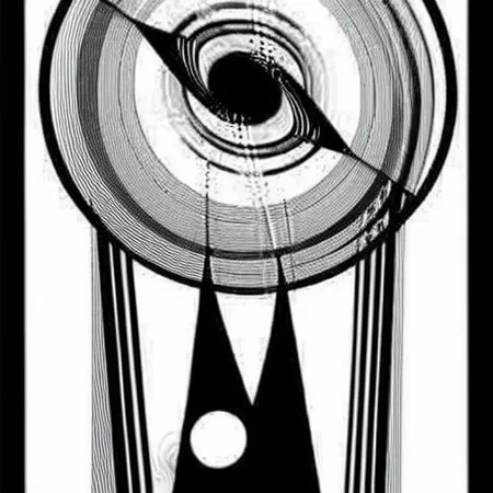 black-and-white-design, geometric