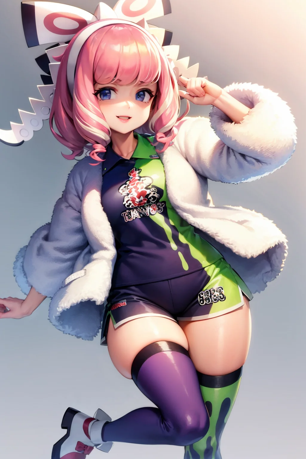masterpiece, best quality,smile, klaragym <lora:klara:1>