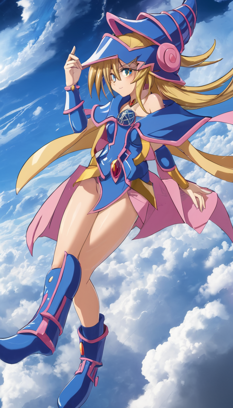 long shot scenic professional photograph of Cinematic scene, hero view, Dark Magician Girl, Yu-Gi-Oh! <lora:dark_magician_girl_xl_v4:1>, action pose, detailed background, masterpiece, best quality, high quality, highres, absurdres, perfect viewpoint, highly detailed, wide-angle lens, hyper realistic, with dramatic sky, polarizing filter, natural lighting, vivid colors, everything in sharp focus, HDR, UHD, 64K