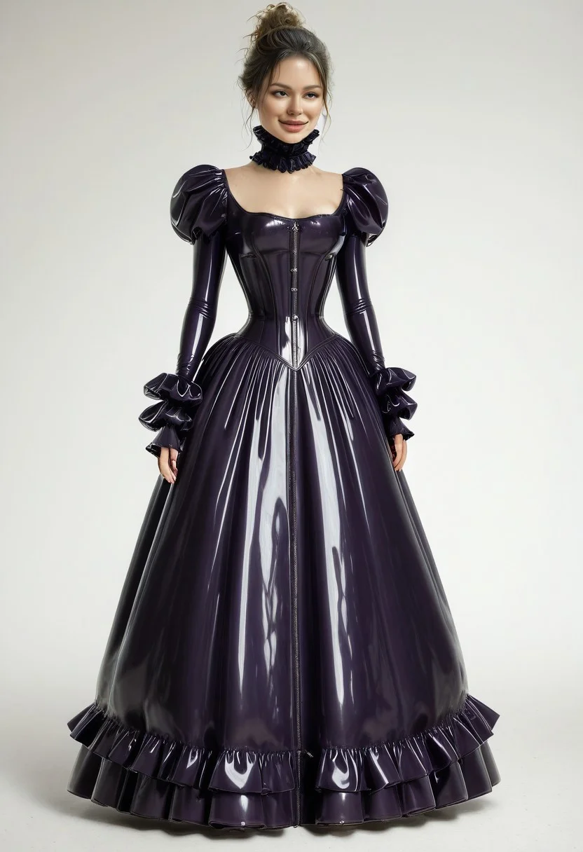 concept art, realistic.
1girl, solo, cute face, sexy face, Sexy body,
latex historical dress