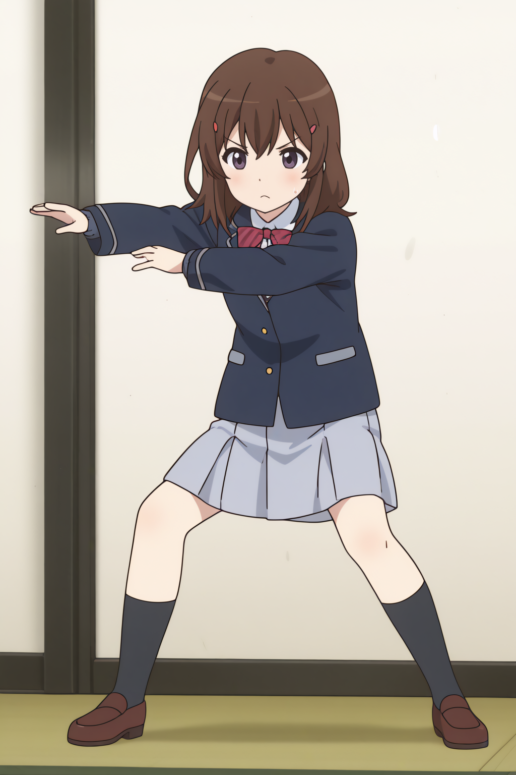 newest, dynamic pose, Konomi Fujimiya <lora:Non_Non_Biyori_-_Konomi_Fujimiya_-_illustrious:0.8>