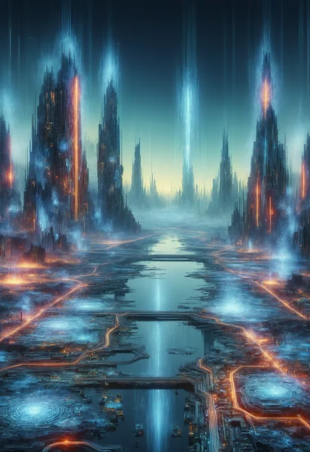 DonMQu4n7umZ3r0XL fluidic hydrodynamic sound japanese slender Knucker, fur skin, fiery
, futuristic city, salt marsh,city siren,dark matter,snow-covered scene,quantum tech, futuristic,circuit board,
<lora:DonMQu4n7umZ3r0XL-000006:0.8>,