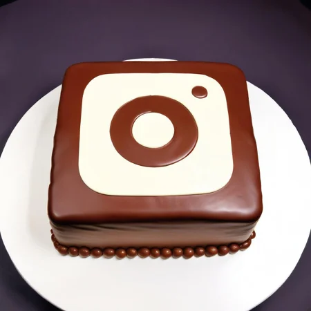 masterpiece, best quality, masterpiece, best quality, 8K, high quality,
What would instagram look like if it were a cake,
chocolate, logo shaped cake, chocolate, fruitcake, white chocolate, dark chocolate, instagram cake, (instagram2024), (instagram2024 logo),  (instagram),  (instagram logo), cake, logo cake, pastry, dessert, logo shaped dessert, logo shaped pastry, delicious cake, wonderful cake, perfect cake, delicious dessert, wonderful dessert, perfect dessert, fancy cake, fancy cake, fancy dessert, fancy dessert,