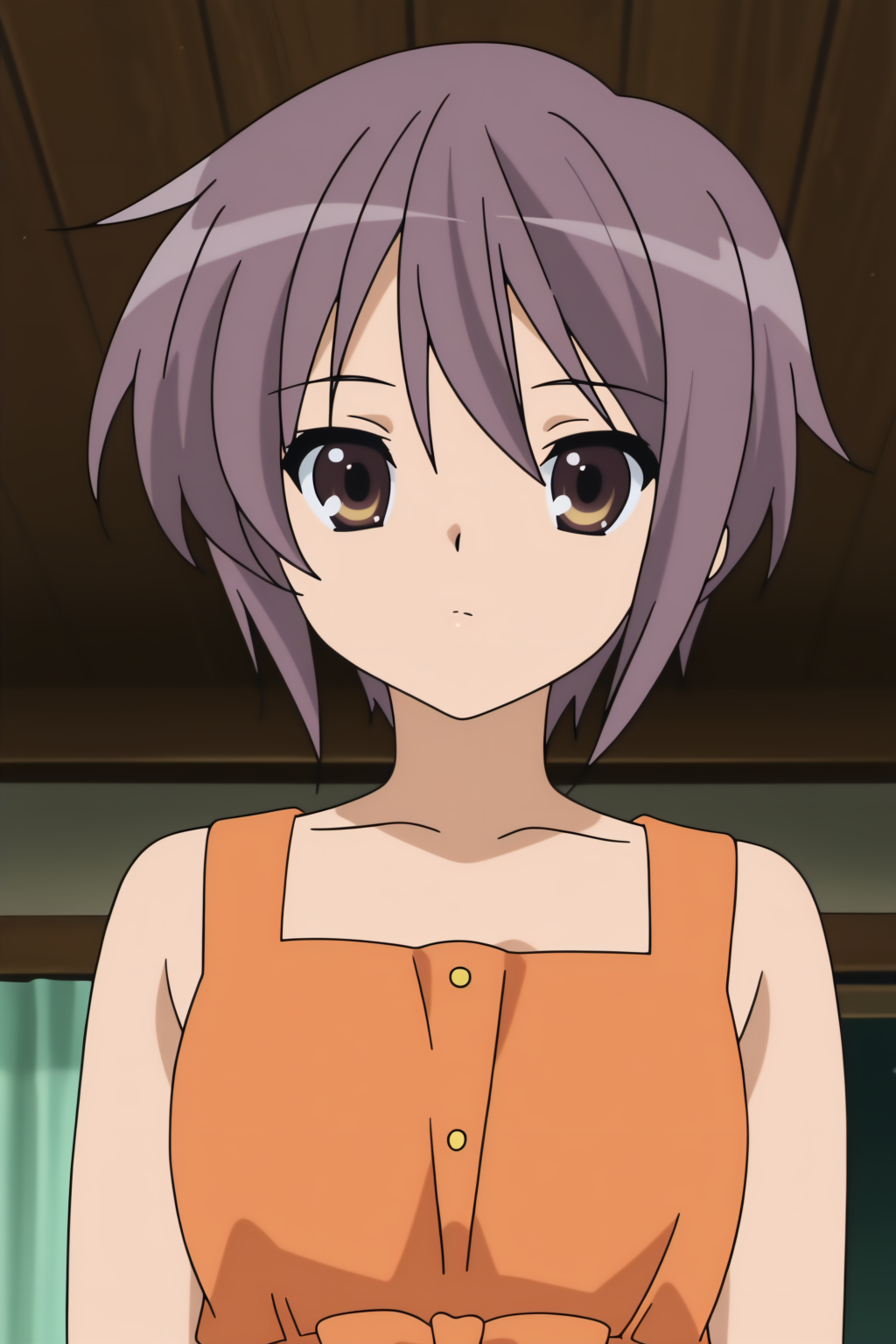 anime coloring, newest, Yuki Nagato <lora:suzumiya_haruhi_no_yuuutsu_-_Yuki_Nagato_-_illustrious:0.8>