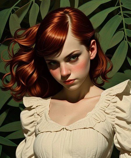 <lora:LCM_LoRA_Weights_SD15:1>
<lora:rogerhaus:1> 
mature woman
maid dress, ruffles, frills, frilled dress
ponytail, long hair, 
Auburn hair