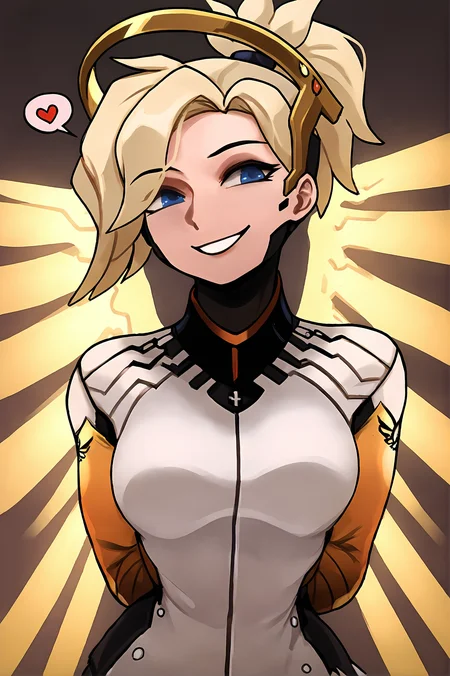 score_9,
<lora:zanamaoria_v1_pruned:1>,
mercy \(overwatch\),
smile, arms behind back, spoken heart,
high resolution, Masterpiece
