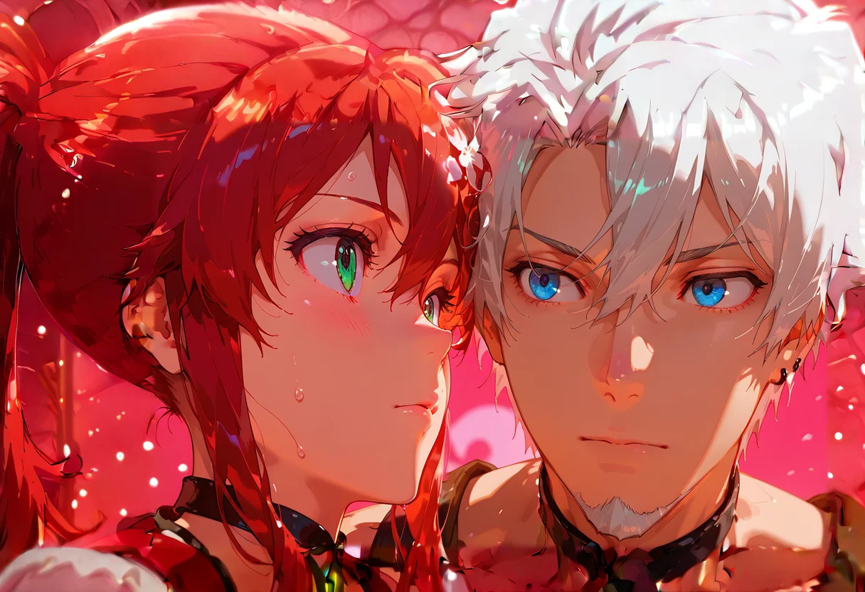 <lora:ATRex_style:0.8> TRexStudio, anime screencap, anime coloring, <lora:Eyes_Lora_Pony_Perfect_eyes:0.5>, 1girl, 1boy, <lora:noobai_vpred_1_masterpieces_v23:0.5>, masterpiece, best quality,
BREAK <lora:Alethea:0.8>, red hair, green eyes, Alethea
BREAK <lora:Samuel_von_Heathcliff:0.8>, White hair, blue eyes, Samuel von Heathcliff