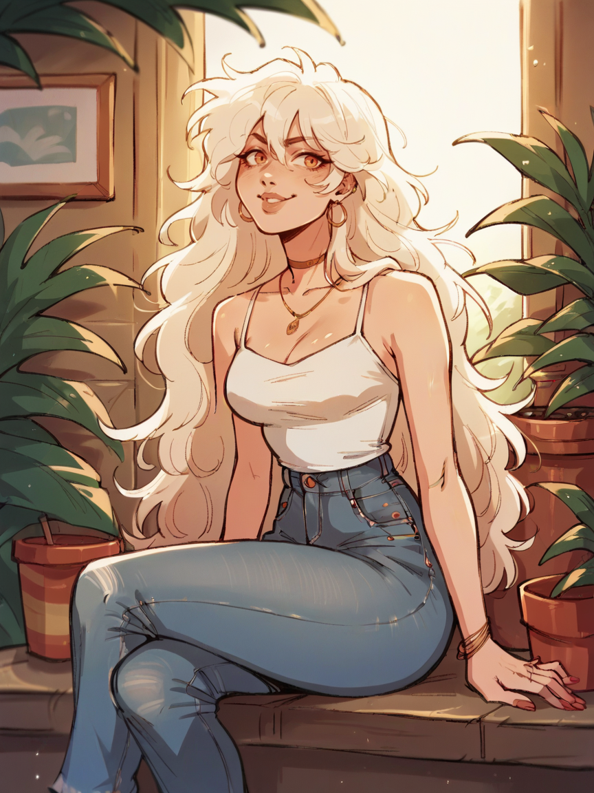 score_9, score_8_up, score_7_up, score_6_up,  <lora:3mpr3ss3XLP:0.8> 3mpr3ss3, 1girl, long long hair, jeans