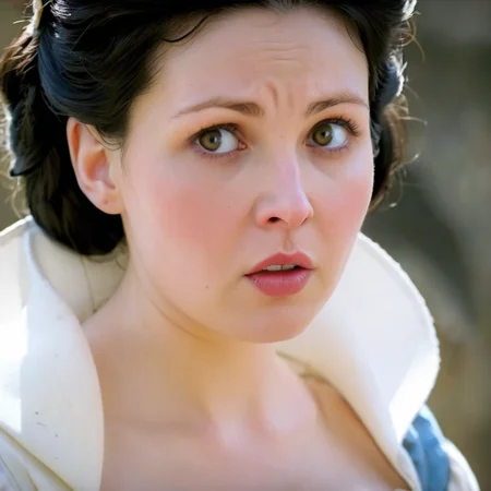 <lora:Snow White v3:1>
Snow White a closeup horny woman with a surprised look on her face In 1500s 15th Century