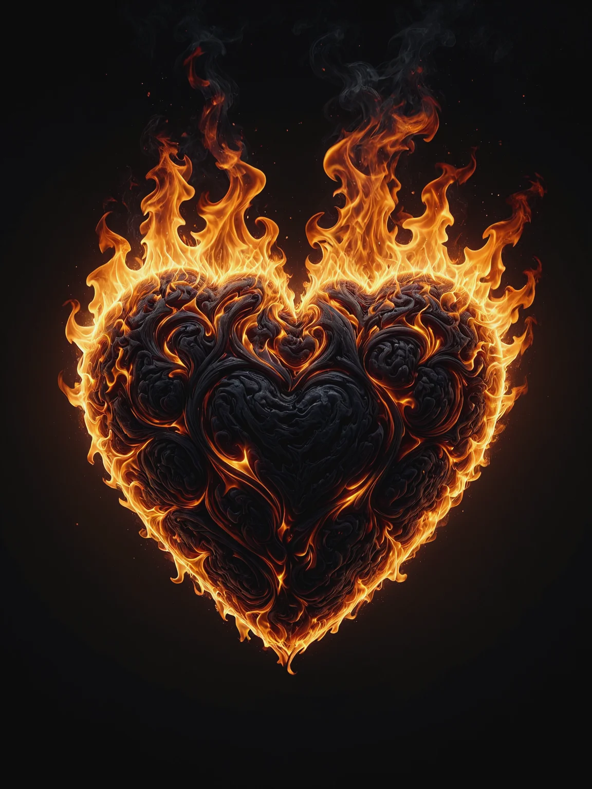 heart dissolving into mad-flames <lora:Flames_SDXL:0.8>, raw photo, film grain, Fujifilm XT3, (photorealistic, realistic:1.2), deep shadow, 8k, uhd, dslr, ultra high res