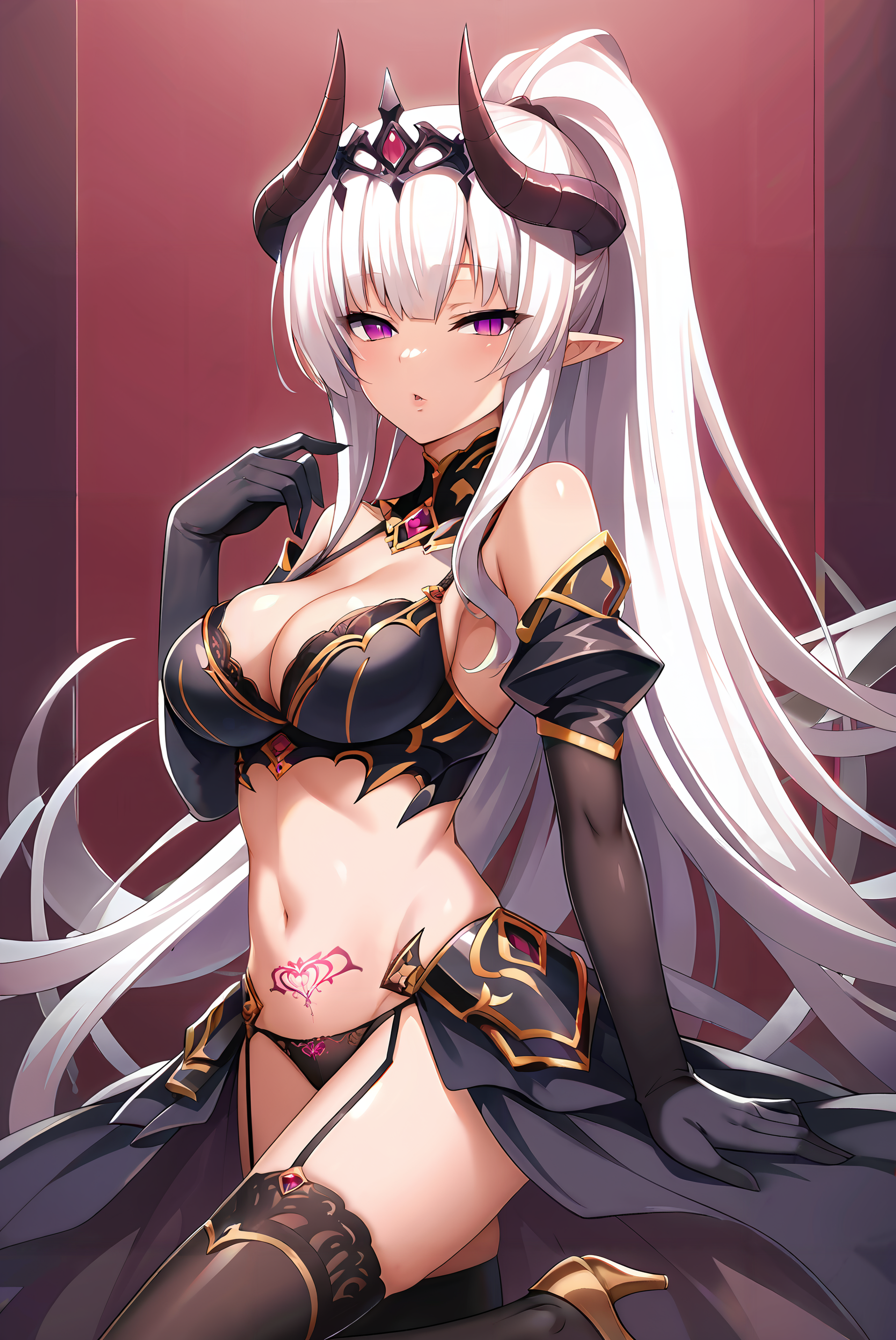 source_anime,demon-ries,high ponytail,solo,ries,bangs,shiny skin,afterglow,parted lips,large breasts,1girl,white hair,purple eyes,simple background,blush,tongue out,dark persona,shiny_skin,half closed eyes,corruption,succubus,<lora:EXSTIA-Chevalier-000006:1>,black thighhighs,very long hair,messy hair,demon girl,slit pupils,black panties,cleavage,gloves,elbow gloves,bare shoulders,pointy ears,horns,(from side:1),(corset:0.3),midriff,navel,pubic tattoo,tiara,front slit,high heels,[[[black wedding dress]]],black bra,armor,, score_9, score_8_up, score_7_up,source_anime,(masterpiece),(best quality),(ultra-detailed),(best illustration),(best shadow),(absurdres),(detailed background),(very aesthetic),, score_9, score_8_up, score_7_up,source_anime,(masterpiece),(best quality),(ultra-detailed),(best illustration),(best shadow),(absurdres),(detailed background),(very aesthetic),, score_9, score_8_up, score_7_up,source_anime,(masterpiece),(best quality),(ultra-detailed),(best illustration),(best shadow),(absurdres),(detailed background),(very aesthetic),, score_9, score_8_up, score_7_up,source_anime,(masterpiece),(best quality),(ultra-detailed),(best illustration),(best shadow),(absurdres),(detailed background),(very aesthetic),, score_9, score_8_up, score_7_up,source_anime,(masterpiece),(best quality),(ultra-detailed),(best illustration),(best shadow),(absurdres),(detailed background),(very aesthetic),, score_9, score_8_up, score_7_up,source_anime,(masterpiece),(best quality),(ultra-detailed),(best illustration),(best shadow),(absurdres),(detailed background),(very aesthetic),, score_9, score_8_up, score_7_up,source_anime,(masterpiece),(best quality),(ultra-detailed),(best illustration),(best shadow),(absurdres),(detailed background),(very aesthetic),, score_9, score_8_up, score_7_up,source_anime,(masterpiece),(best quality),(ultra-detailed),(best illustration),(best shadow),(absurdres),(detailed background),(very aesthetic),, score_9, score_8_up, score_7_up,source_anime,(masterpiece),(best quality),(ultra-detailed),(best illustration),(best shadow),(absurdres),(detailed background),(very aesthetic),, score_9, score_8_up, score_7_up,source_anime,(masterpiece),(best quality),(ultra-detailed),(best illustration),(best shadow),(absurdres),(detailed background),(very aesthetic),, score_9, score_8_up, score_7_up,source_anime,(masterpiece),(best quality),(ultra-detailed),(best illustration),(best shadow),(absurdres),(detailed background),(very aesthetic),, score_9, score_8_up, score_7_up,source_anime,(masterpiece),(best quality),(ultra-detailed),(best illustration),(best shadow),(absurdres),(detailed background),(very aesthetic),, score_9, score_8_up, score_7_up,source_anime,(masterpiece),(best quality),(ultra-detailed),(best illustration),(best shadow),(absurdres),(detailed background),(very aesthetic),, score_9, score_8_up, score_7_up,source_anime,(masterpiece),(best quality),(ultra-detailed),(best illustration),(best shadow),(absurdres),(detailed background),(very aesthetic),, score_9, score_8_up, score_7_up,source_anime,(masterpiece),(best quality),(ultra-detailed),(best illustration),(best shadow),(absurdres),(detailed background),(very aesthetic),, score_9, score_8_up, score_7_up,source_anime,(masterpiece),(best quality),(ultra-detailed),(best illustration),(best shadow),(absurdres),(detailed background),(very aesthetic),, score_9, score_8_up, score_7_up,source_anime,(masterpiece),(best quality),(ultra-detailed),(best illustration),(best shadow),(absurdres),(detailed background),(very aesthetic),, score_9, score_8_up, score_7_up,source_anime,(masterpiece),(best quality),(ultra-detailed),(best illustration),(best shadow),(absurdres),(detailed background),(very aesthetic),, score_9, score_8_up, score_7_up,source_anime,(masterpiece),(best quality),(ultra-detailed),(best illustration),(best shadow),(absurdres),(detailed background),(very aesthetic),, score_9, score_8_up, score_7_up,source_anime,(masterpiece),(best quality),(ultra-detailed),(best illustration),(best shadow),(absurdres),(detailed background),(very aesthetic),, score_9, score_8_up, score_7_up,source_anime,(masterpiece),(best quality),(ultra-detailed),(best illustration),(best shadow),(absurdres),(detailed background),(very aesthetic),, score_9, score_8_up, score_7_up,source_anime,(masterpiece),(best quality),(ultra-detailed),(best illustration),(best shadow),(absurdres),(detailed background),(very aesthetic),, score_9, score_8_up, score_7_up,source_anime,(masterpiece),(best quality),(ultra-detailed),(best illustration),(best shadow),(absurdres),(detailed background),(very aesthetic),, score_9, score_8_up, score_7_up,source_anime,(masterpiece),(best quality),(ultra-detailed),(best illustration),(best shadow),(absurdres),(detailed background),(very aesthetic),