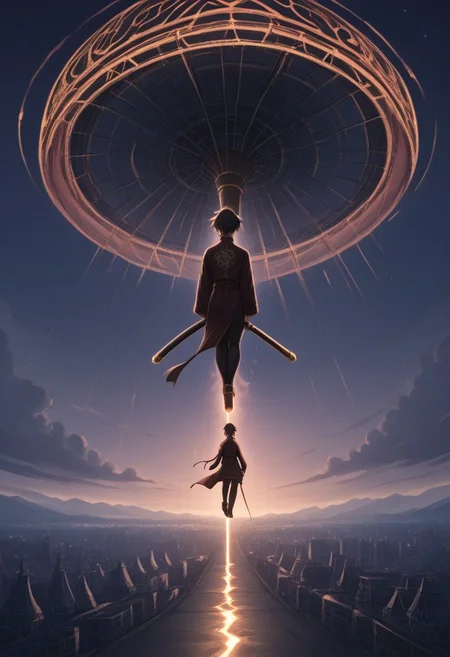 floating through the air above a futuristic city, holding a holographic scepter  , male focus, high-quality, street background , space suit made of flowing, Gothic woman, Athletic female, facial stubble, Mechanical dragon, casual look, eyes glowing with ancient knowledge  , a swirling vortex of bright neon colors, dress, ethereal effects, wearing leather jacket, A colorful parrot flying through a rainforest canopy.      A male samurai with a katana, sky   , Ethereal warlock with glowing tattoos