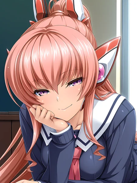 <lora:Ries_v2>,chevalier,school outfit,indoors,inoino,seductive smile,, masterpiece,best quality,amazing quality,