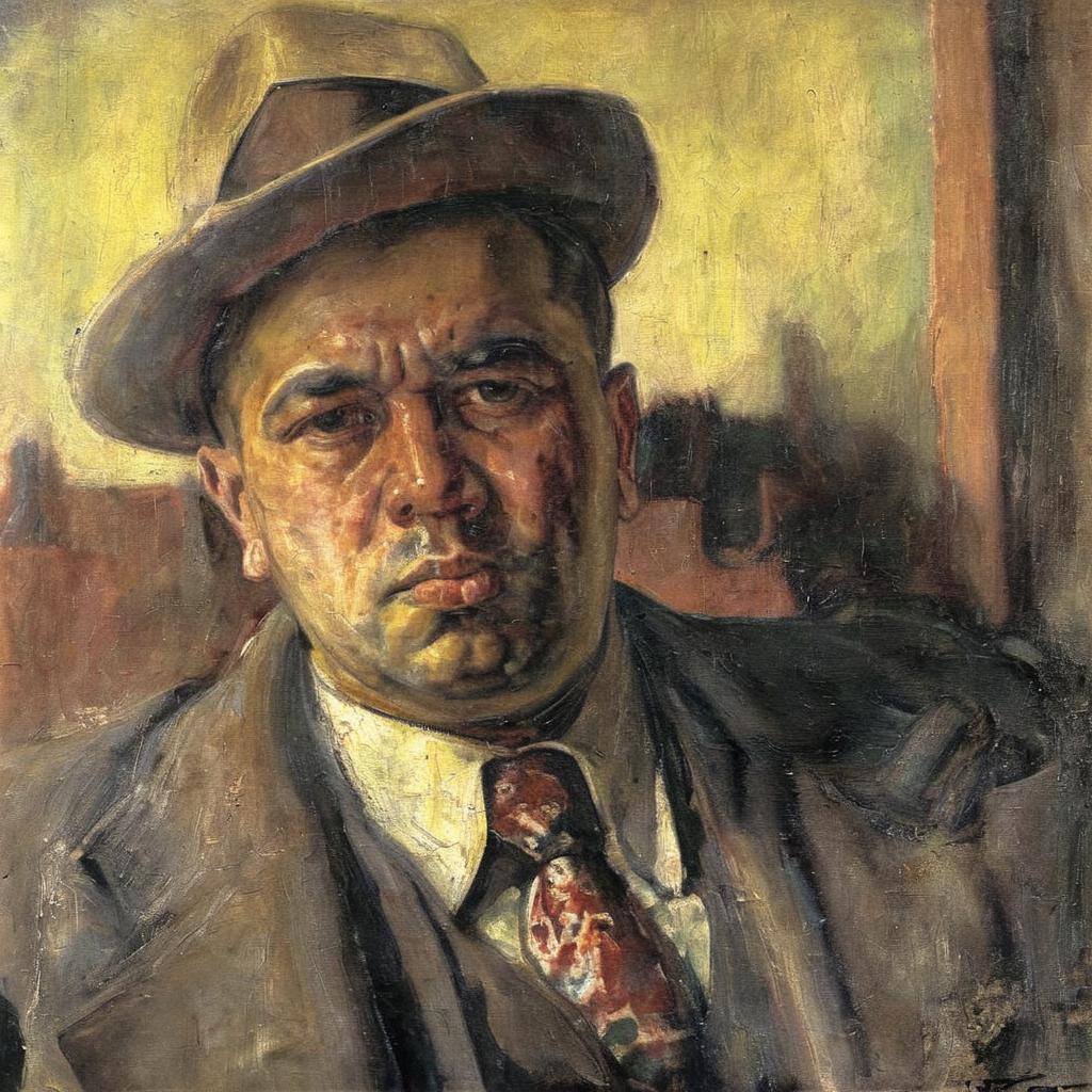 barbacki professional portrait of a  gangster<lora:barbacki:1>