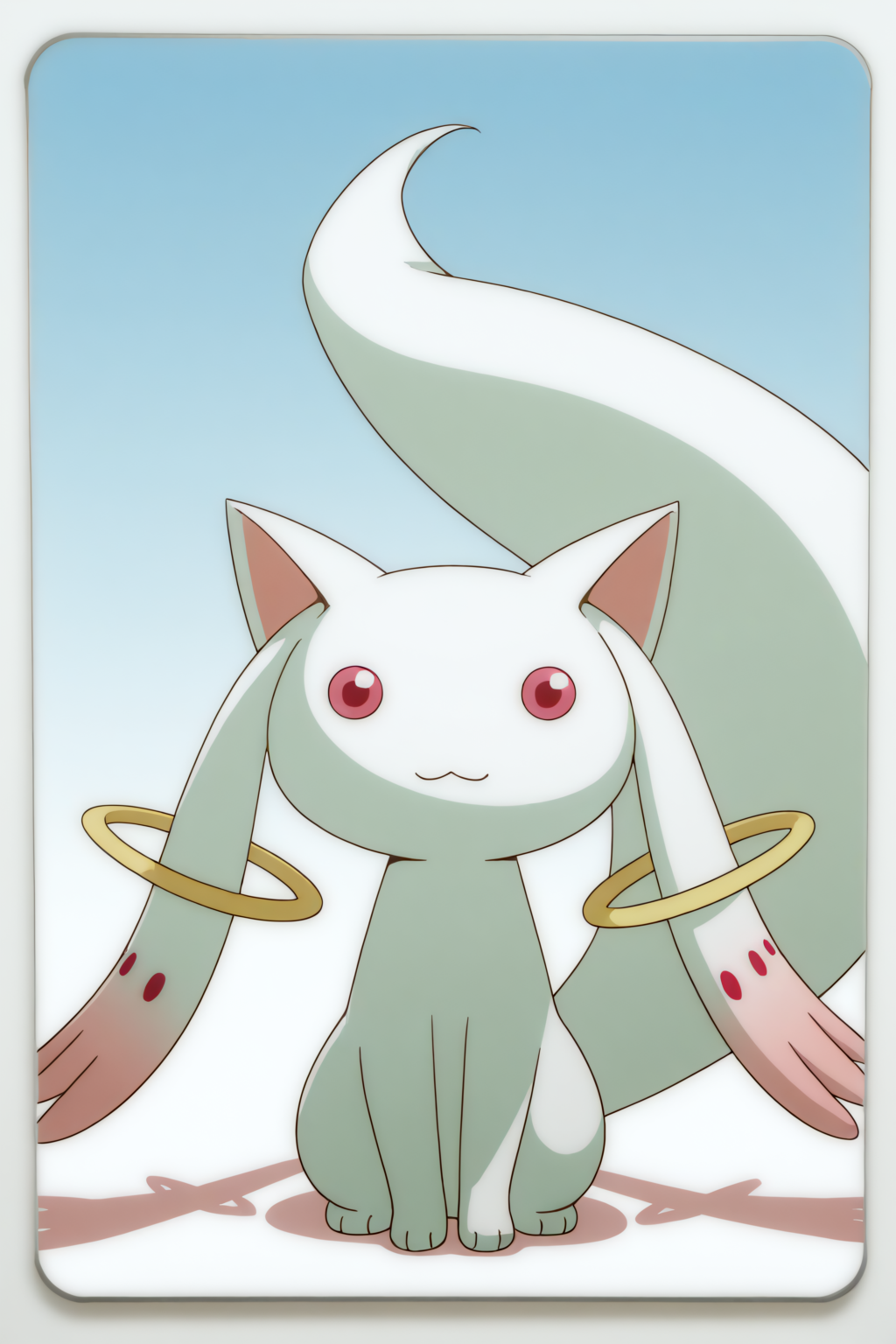 kyubey, no humans <lora:Madoka-kyubey-illustrious:0.8>