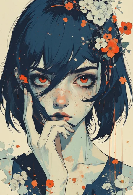 score_9, score_8_up, score_7_up, score_6_up, masterpiece, best quality, high res, I can't remember the last time I was able to feel joy. When you reach the point of seeing existence for what it is, it seems to be nothing but loneliness. I wish I could believe in magic again.