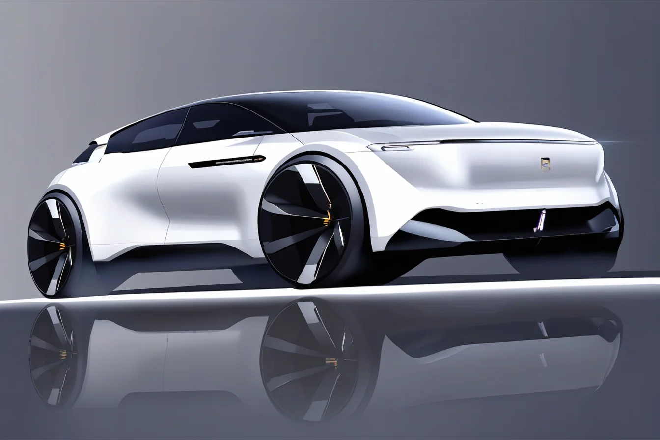 (best quality, masterpiece :1.2),car render style,white car,simple background,futuristic,finely detailed,4k,studio lighting,product design,<lora:car_render_neutral_lora_v3-000016:0.8>,