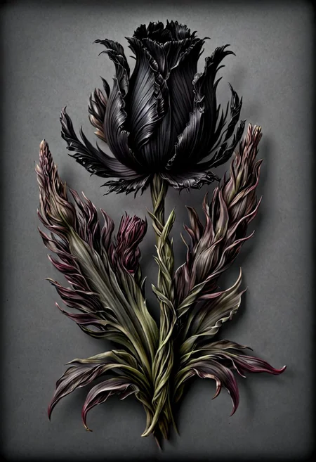 cg_darkscifi black tulip mm style flower ingrid-elias-style