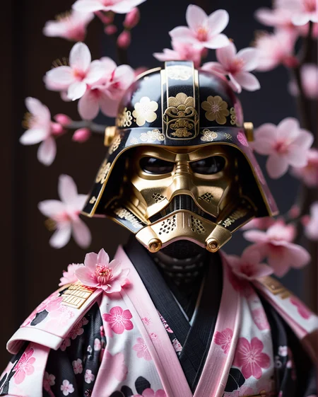 stormtrooper Samurai wearing samurai kimono, studio light, rim light, sakura flower, filigree motif, shallow depth of field, highly detailed, high budget, star wars film still, bokeh, cinemascope, moody, epic, gorgeous, film grain, grainy,grim, cinematic masterwork by head of prompt engineering <lora:add-detail-xl:1> <lora:xl_more_art-full_v1:0.5> <lora:StormtrooperXLV1:0.66>