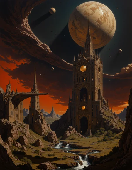 hyper realistic and highly detailed, highly dynamic cinematic panorama view, the galactic civilization, a classic dark fantasy art painting with vibrant colors, digital artwork, illustrative, painterly, matte painting, highly detailed,  atmospheric haze, panoramic zoomed out view, highly dramatic lighting
 <lora:artisketchyfs-000001:0.8>   <lora:Classic_Paint:0.7> <lora:flux.1_lora_flyway_Epic-Characters_v1:0.7>