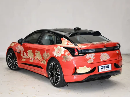 car,zeekr 001,simple background,(chinese new yearl style pattern print car:1.4),
<lora:zeekr 001:0.8>,, masterpiece, best quality,