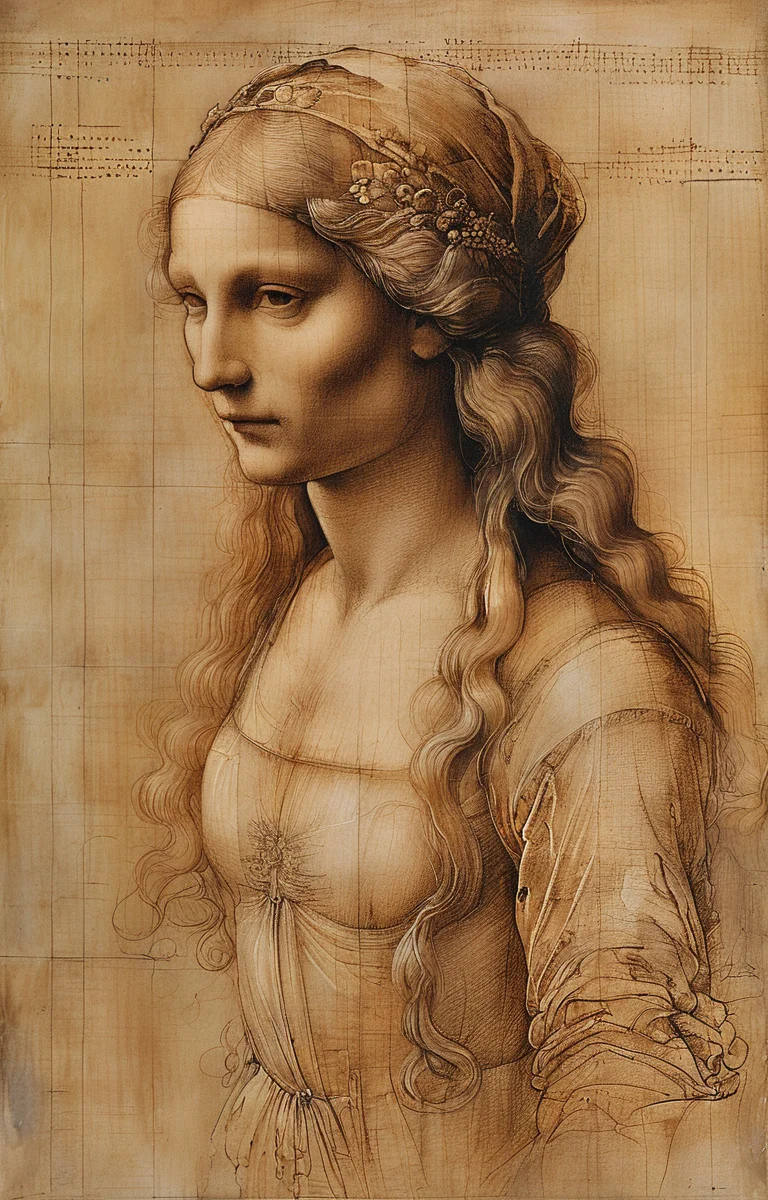 masterpiece,best quality,<lora:tbh191-sdxl:0.9>,illustration,style of Leonardo da Vinci,