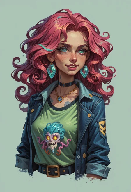 score_9,score_8_up,score_7_up,score_6_up, 1girl, Monster Prom, Polly Geist