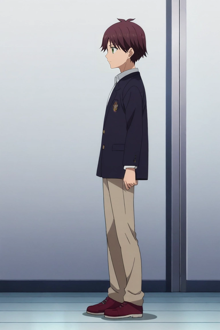 score_9, score_8_up, score_7_up, source_anime, rating_safe, , anime screencap, anime coloring, official style, , depth of field, 1boy, solo, male focus, <lora:tasuku_yamane_pony:0.88>, tasuku_yamane, brown hair, green eyes, short hair, from afar, full body, great wall of china, noon, legs together, speaking, talking, , <lora:sdxl_lightning_8step_lora:1>