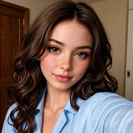 best, masterpiece, CindyXL with wavy brunette hair, extreme closeup, makeup, model face, model pose, selfie, highly detailed skin texture, freckles, highly detailed photo, professional photograph, dynamic lighting <lora:add-detail-xl:2.0> <lora:eye_catching:0.3> <lora:CindyXL:0.7000000000000001>