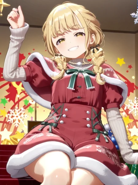 detailed background, shiny skin, posing, rating safe,
<lora:kotone.pony:1>,
kotone, aaa,
wide hips,
smug,
sit, low angle, looking at viewer, grin, half-closed eyes,