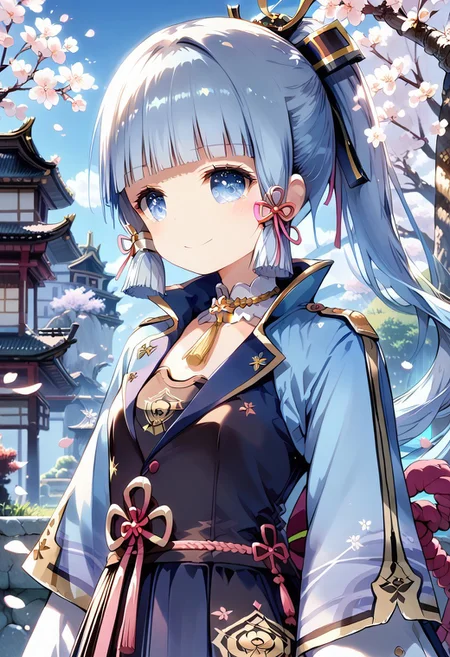 score_9, score_8_up, score_7_up, 1girl,FujisakaLP,high definition eyes, (masterpiece), (best quality), (ultra detailed),(disheveled hair),(illustration), (best shadow), detail1eye, standing, smiling, beautiful detailed eyes, light blue eyes, detailed beautiful face, (kamisato ayaka: 1.2), focus on face, ponytail, kamisato ayaka(genshin impact), light blue hair, detailed hair, bangs, best lighting, best shadow, highly detailed, vibrant