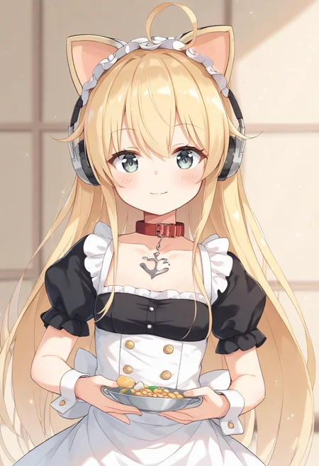 <lora:albacore_XL-bf16-pony-v1:1> 1girl, albacore \(azur lane\), maid, BREAK score_9, score_8_up, score_7_up, BREAK source_anime, best quality, masterpiece, uncensored,<lora:sdxl_lightning_4step_lora:1>(clear eyes:1.2),(4 finger:0.5),zPDXLpg