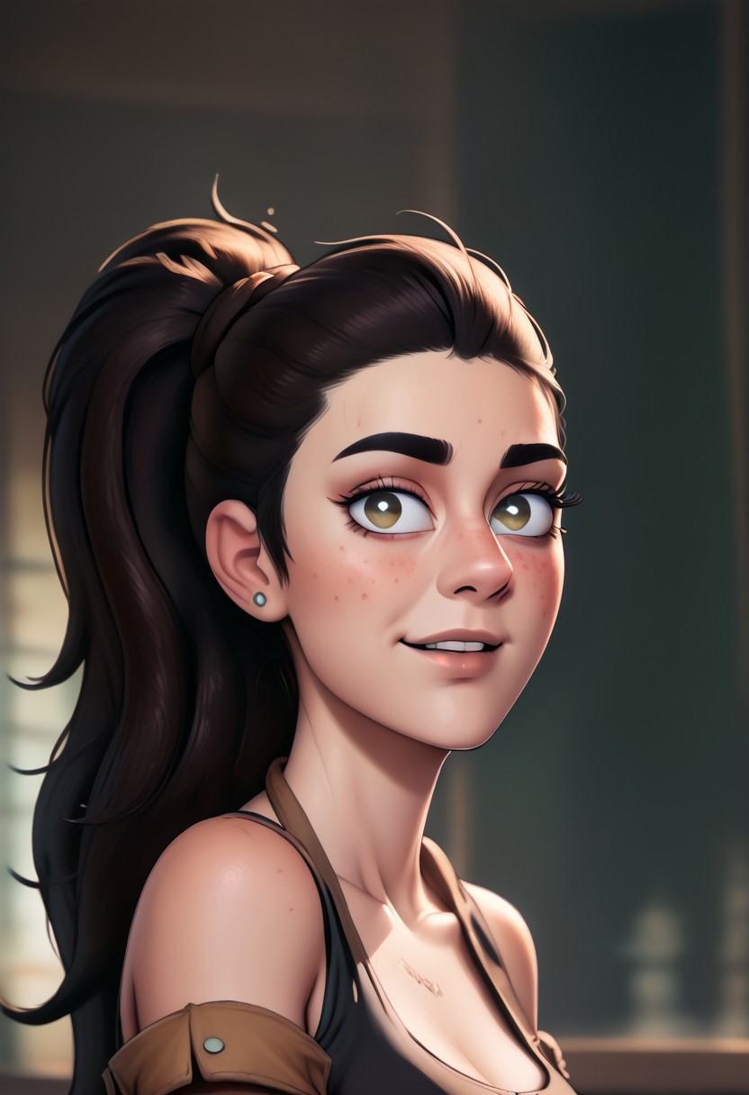 score_9, score_8_up, score_7_up, score_6_up, PRSNL_3_1,  uncensored, pupils black dots, realistic,
warm light, upper body,
dina,