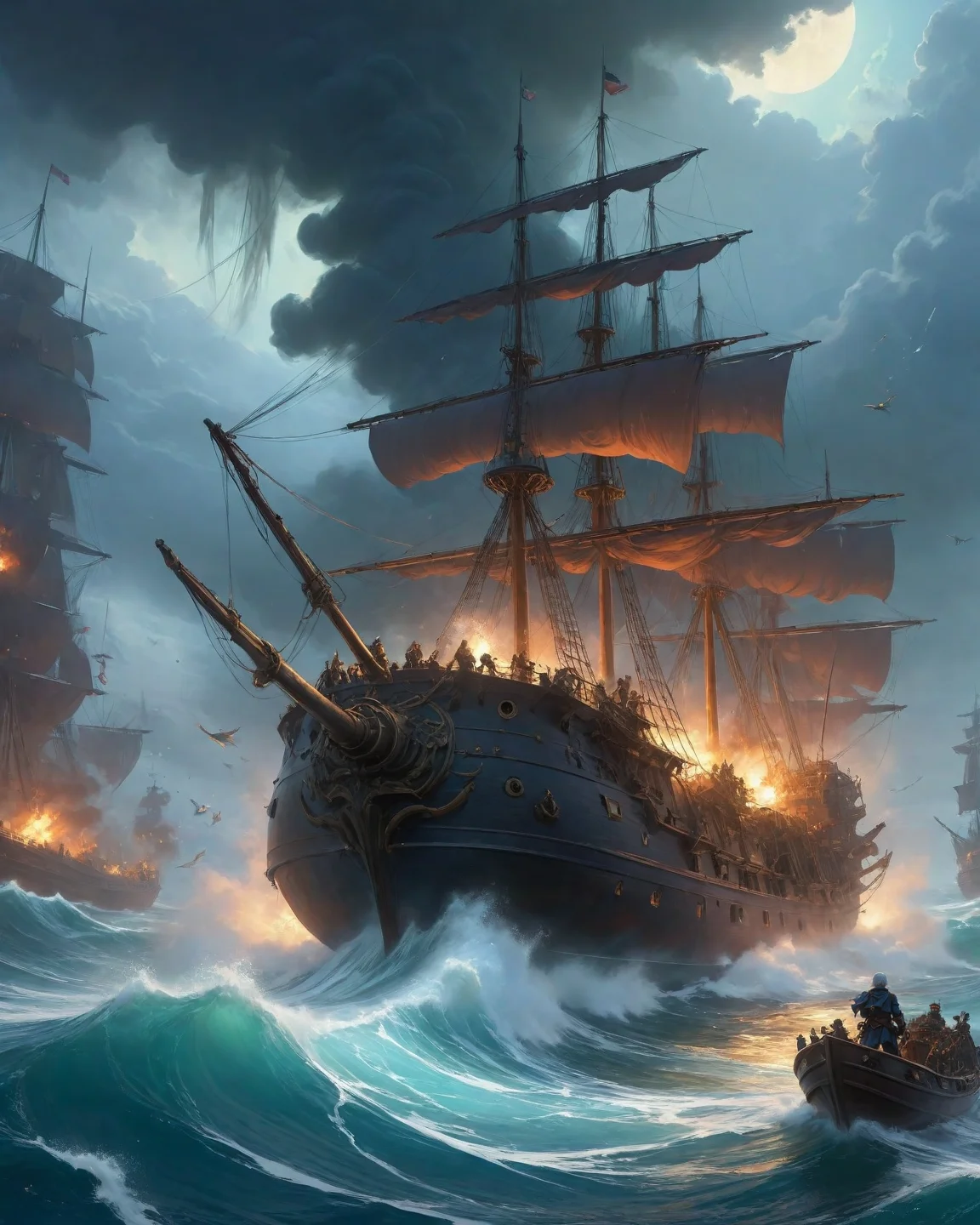 ethereal fantasy concept art of anime artwork ghost ship boarding actions using grappling hook tornadoes against cursed navy galleons manned by skeleton marine regiments, Art painting by Gerhard Richter and wlop , featured on Alex Ross,
<lora:Wild_Anime_2025:0.3>,
<lora:extremely_detailed:0.7> extremely detailed ,
<lora:add-detail-xl:0.7>,
<lora:ppw_v7_animv4_1_r2:0.15>,
<lora:Vivid Midjourney mimic - XL SDXL v2.0:0.5> . anime style, key visual, vibrant, studio anime, highly detailed . magnificent, celestial, ethereal, painterly, epic, majestic, magical, fantasy art, cover art, dreamy