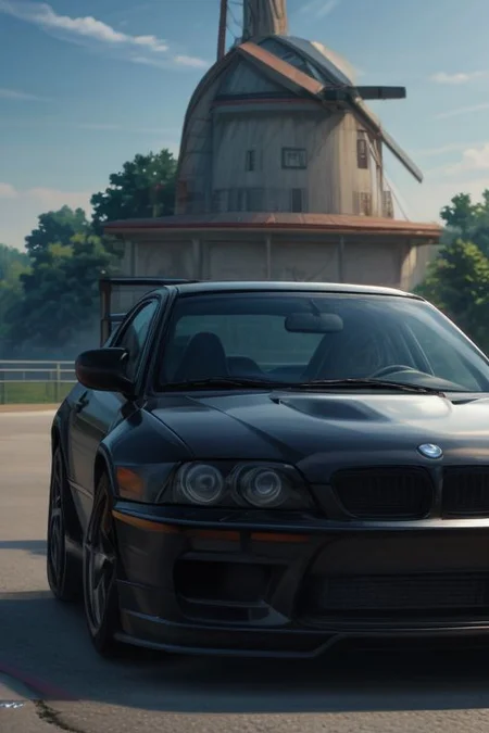car Need for Speed: Heat Need for Speed: Most Wanted BMW M3 GTR windmill sunlight PlayStation 4