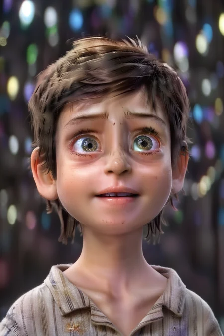 <lora:La_Noria:1>, portrait, large eyes, grey eyes, brown hair, child, happy, <lora:add_detail:1> <lora:PerfectEyesXL:1>