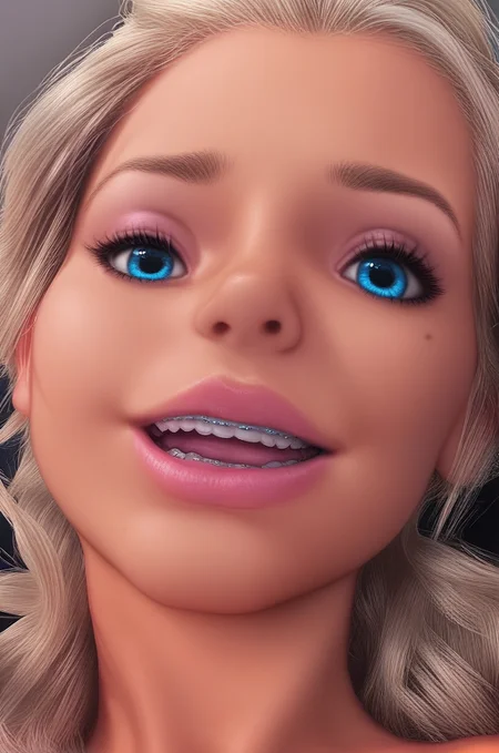 , score_9, score_8_up, score_7_up, score_6, score_5, score_4, source_cartoon, realistic, princess Elsa from above, close-up, lips,rating_safe, bare shoulders ,open mouth, teeth,8r4c3t4n<lora:8r4c3t4n-000009:.9> nose,