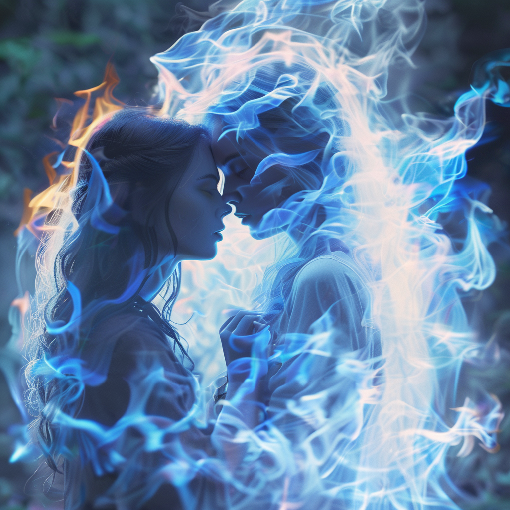 blgas girl and ghost in love, very detailed <lora:blgas:1>