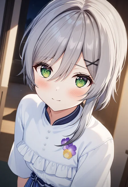 Yuika21,looking at viewer,blue skirt,blush,adore,light smile,shadow,
night,room,close-up,portrait,
<lora:Yuika:1>,, cinematic light,masterpiece,best quality,very aesthetic,absurdres,incredibly absurdres,<lora:add_detail:1>,